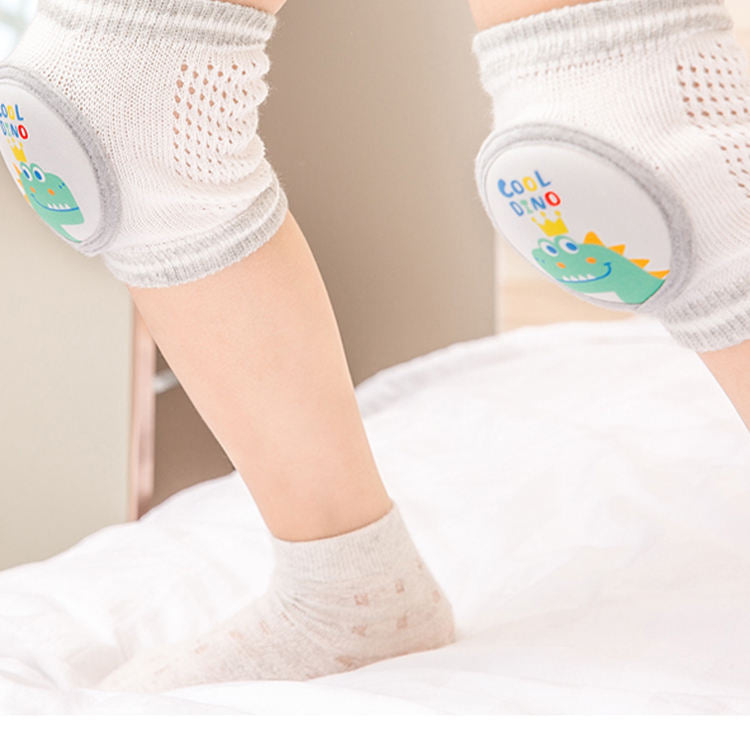 Baby Cute Socks Knee Protection Pad Kids Safety Crawling