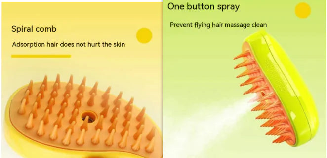 Pet Grooming Massage Brush – Comfortable & Efficient