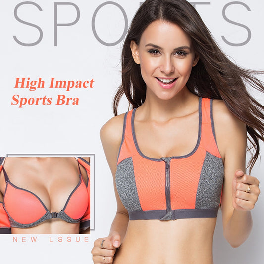 sports bras High Impact Sportswear push up bralette top fitness running yoga bra sports bras for gym women sport bra female