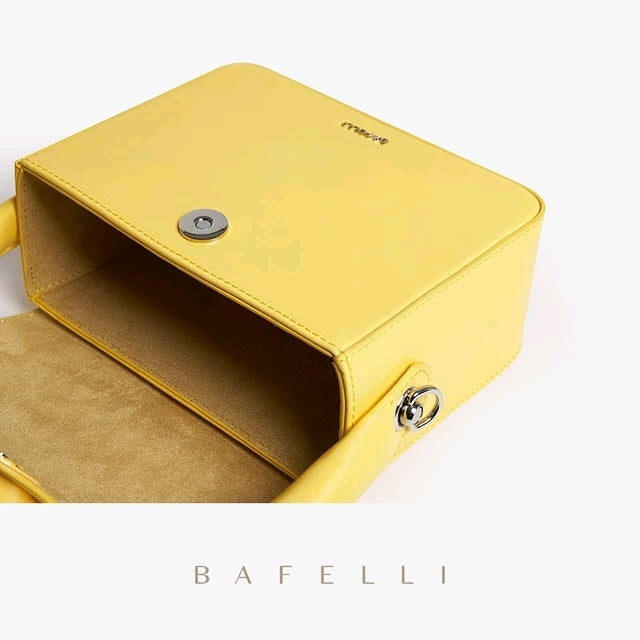 BAFELLI Bag Women's New Niche Light Luxury Box Bag Spring And Summer Original Design Fashion Messenger Bag