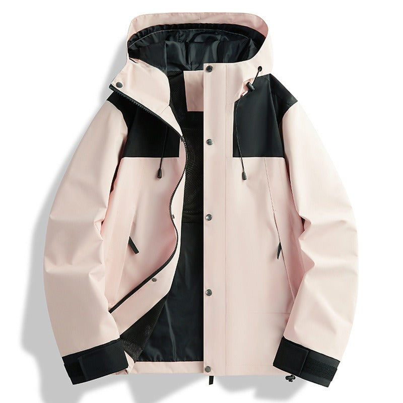 Stormtrooper women's outerwear for early spring, windproof and waterproof single-layer couple sports mountaineering clothing,