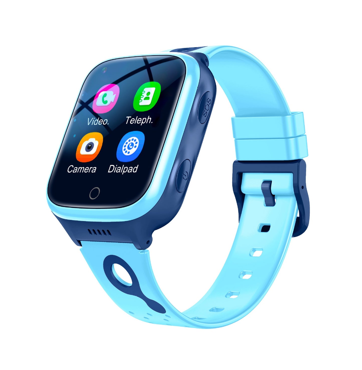 Children's phone watch 4G full network video male and female GPS English multiple languages K9H