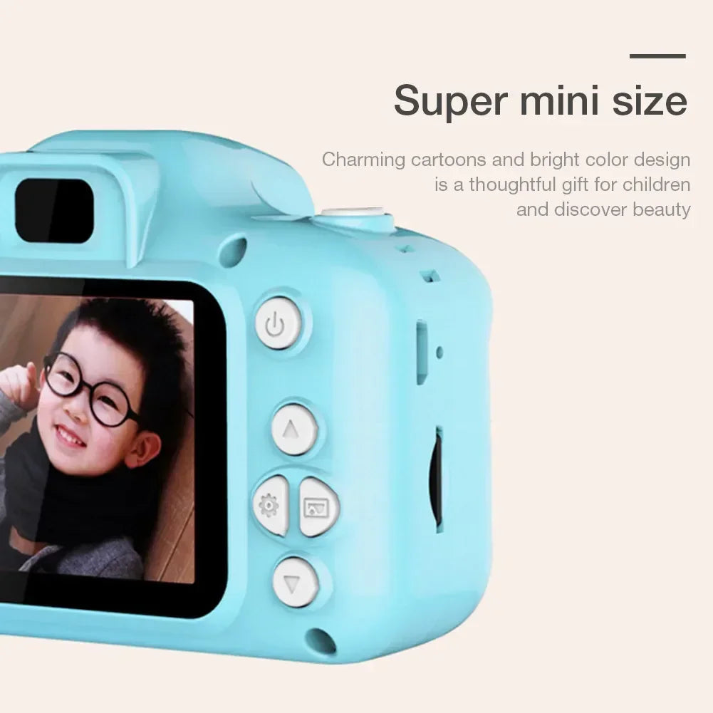 Mini Children Camera X2 Digital Vintage Camera Educational Toys Kids Projection Video Camera Outdoor Photography Toy Gifts