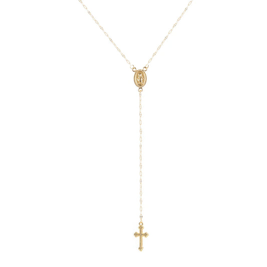 New Fashion Vintage Christian Cross Bohemia Religious Rosary Pendant Necklace For Women Charm Jewelry Gifts