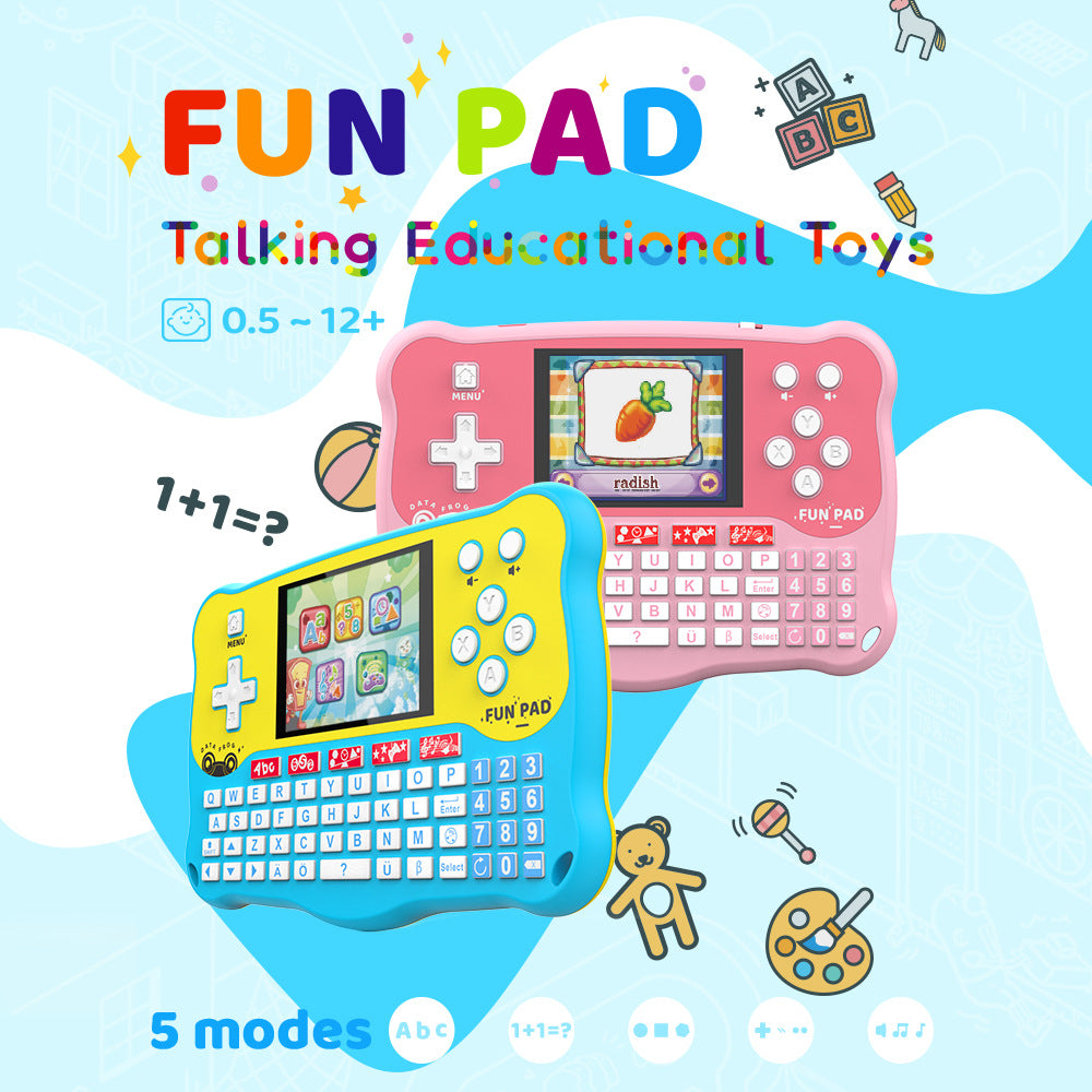 Multi functional children's tablet alphanumeric music voice learning early education machine puzzle game machine