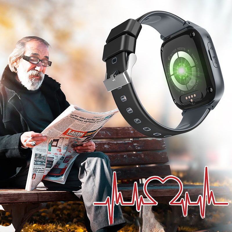 D32 Elderly Positioning Phone Watch 4G Anti-Lost Waterproof Smart Phone Watch With GPS Positioning