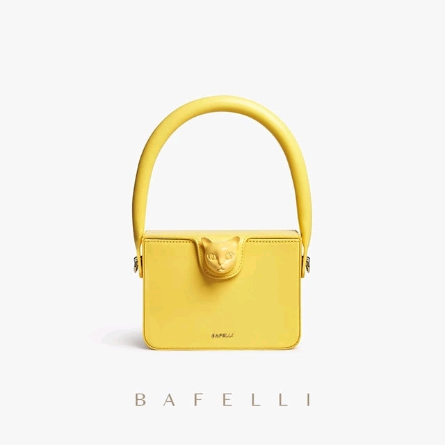 BAFELLI Bag Women's New Niche Light Luxury Box Bag Spring And Summer Original Design Fashion Messenger Bag