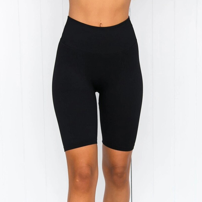 Women Seamless Shorts High Waisted Sports Pants