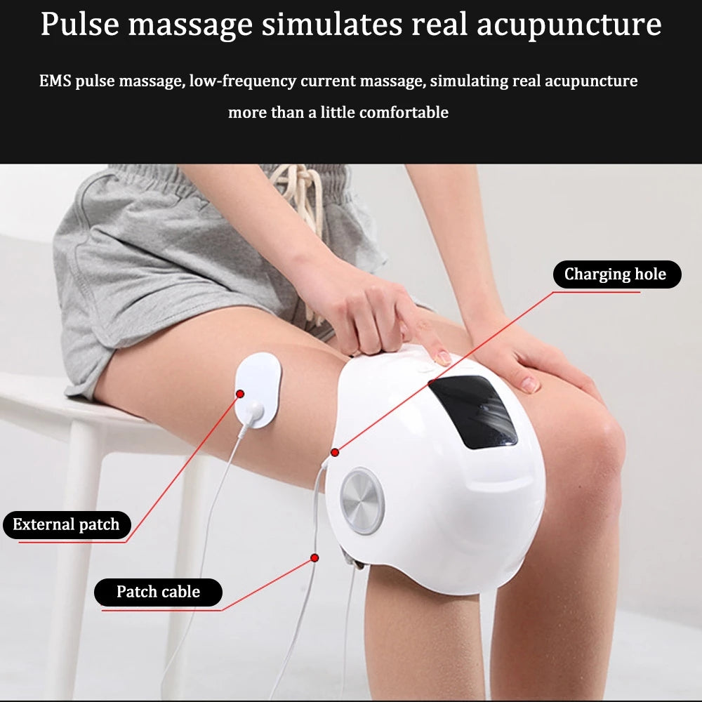 Knee Massager Knee Paint Pain Hot Compress Old Cold Leg Knee Pad Warm Physical Therapy For Middle-Aged And Elderly Men And Women