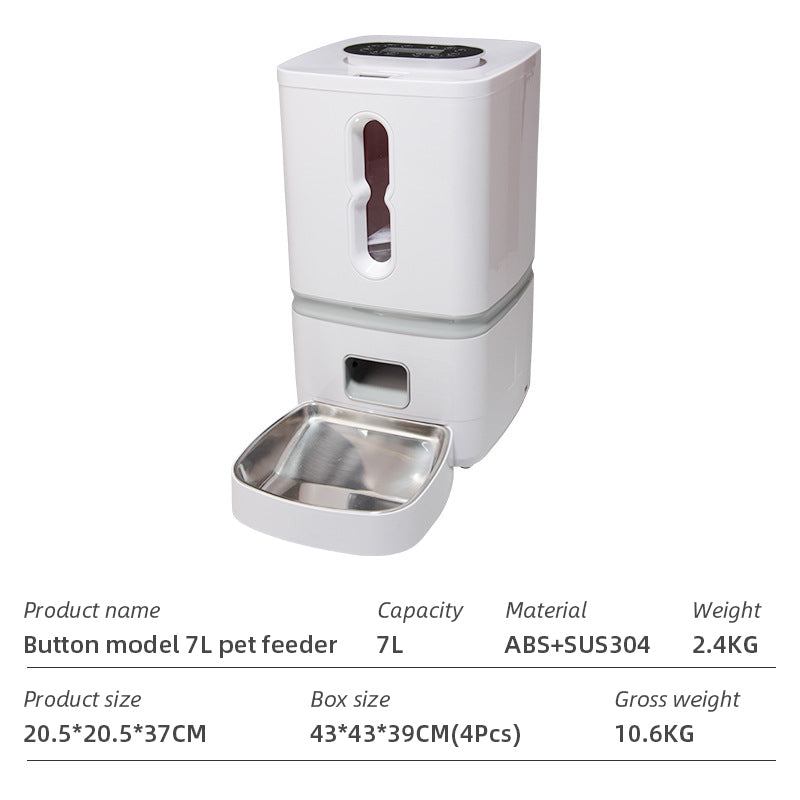 Wifi Smart APP Pet Feeder Household use Microchip Dog Automatic Pet Feeder Automatic Pet Feeder