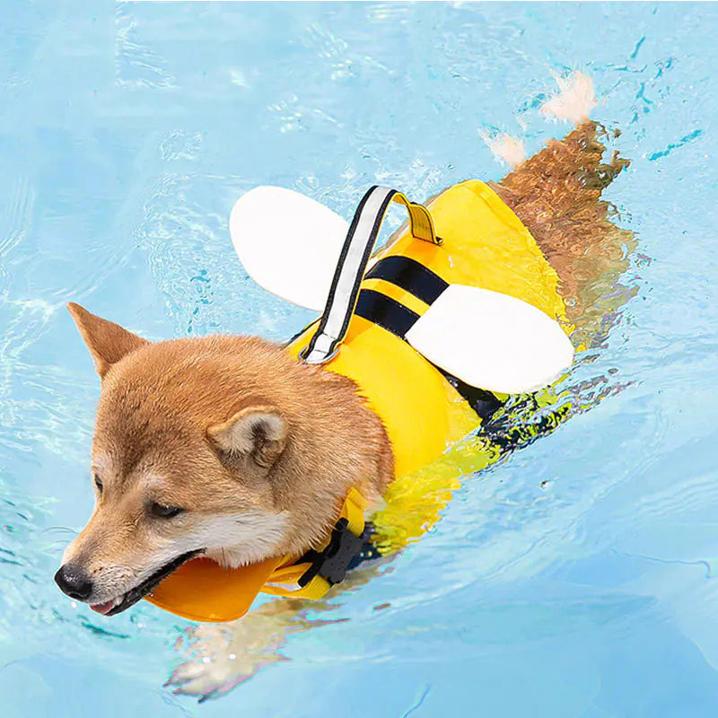 Summer Animal Shape Dog Life Jacket – Cute & Safe Floatation