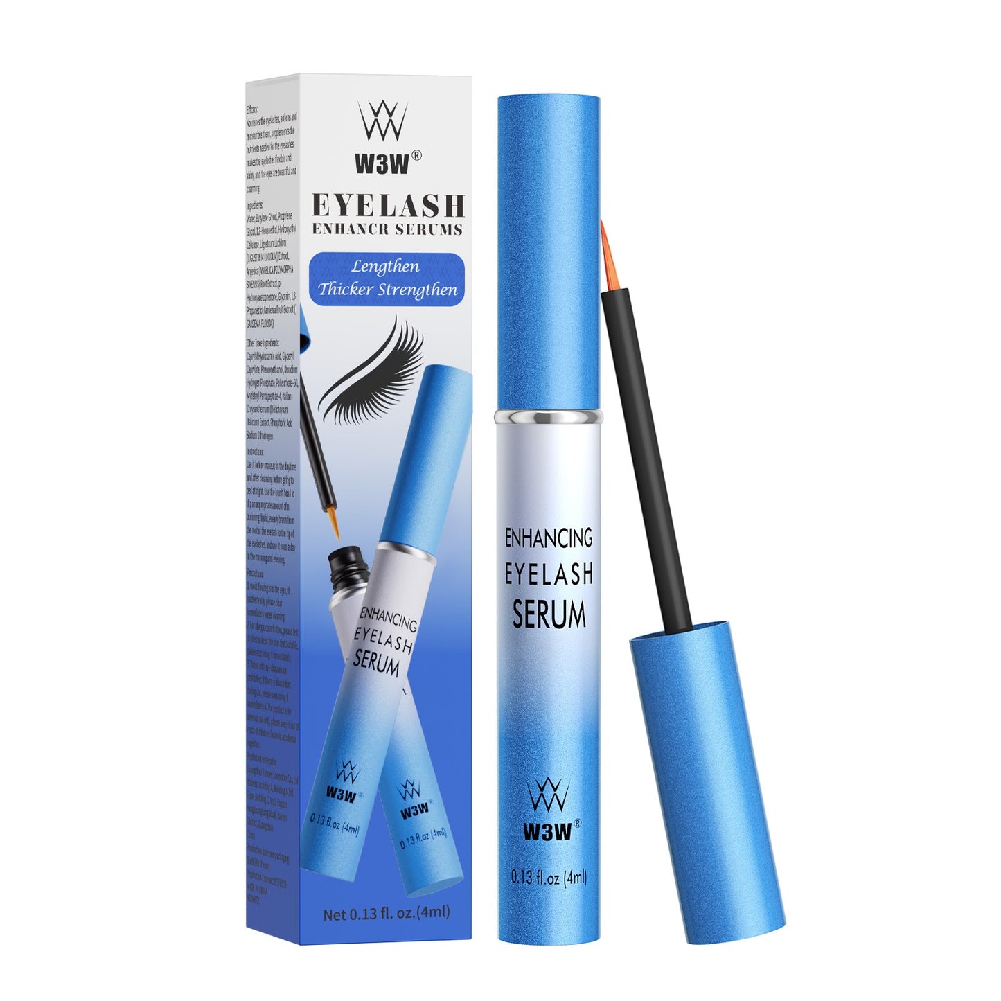 W3W Eyelash serum black thick Eyelash serum long curling