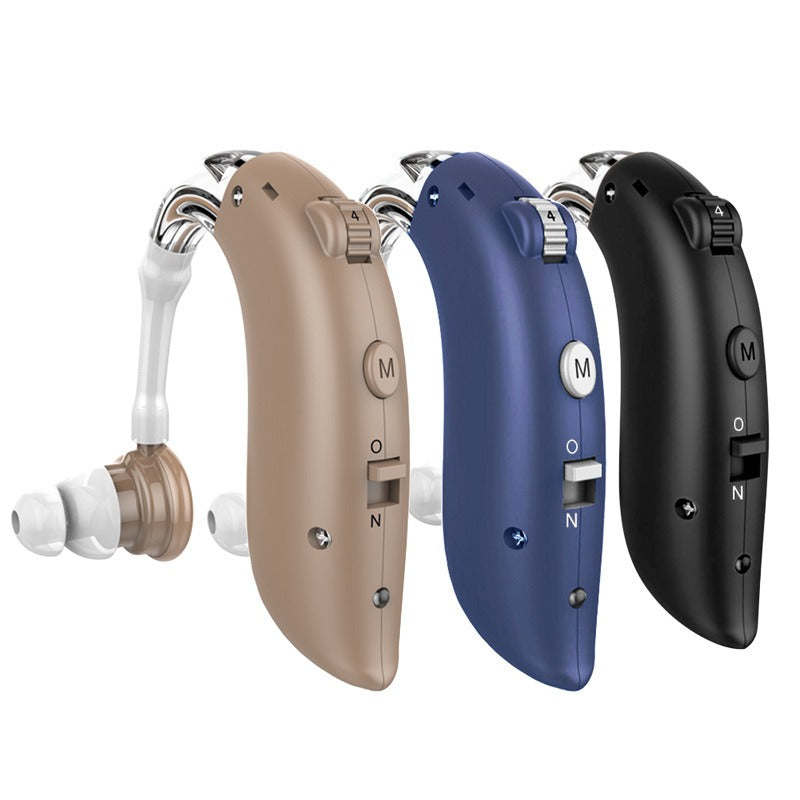 Hearing aid headphone sound amplifier