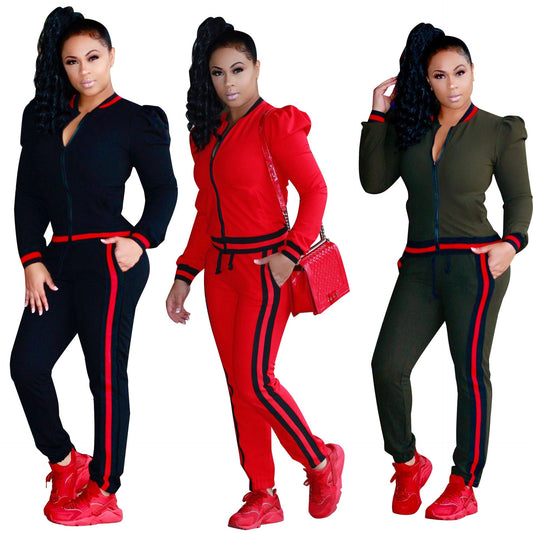 European Casual sportswear sports suit