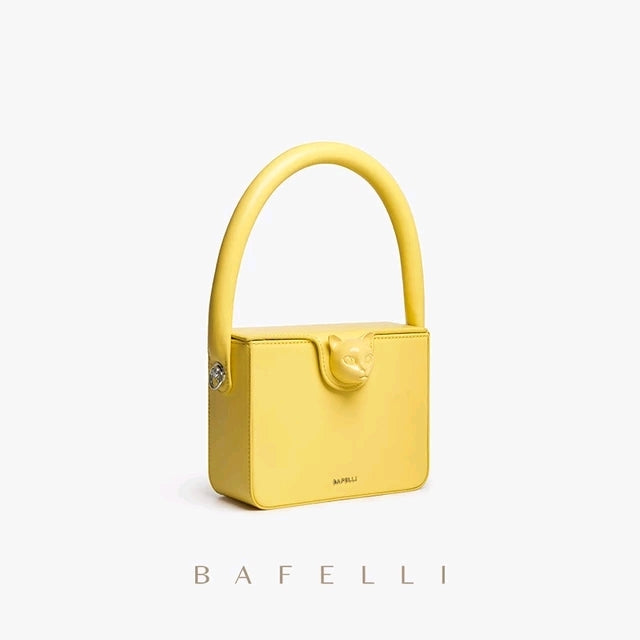 BAFELLI Bag Women's New Niche Light Luxury Box Bag Spring And Summer Original Design Fashion Messenger Bag