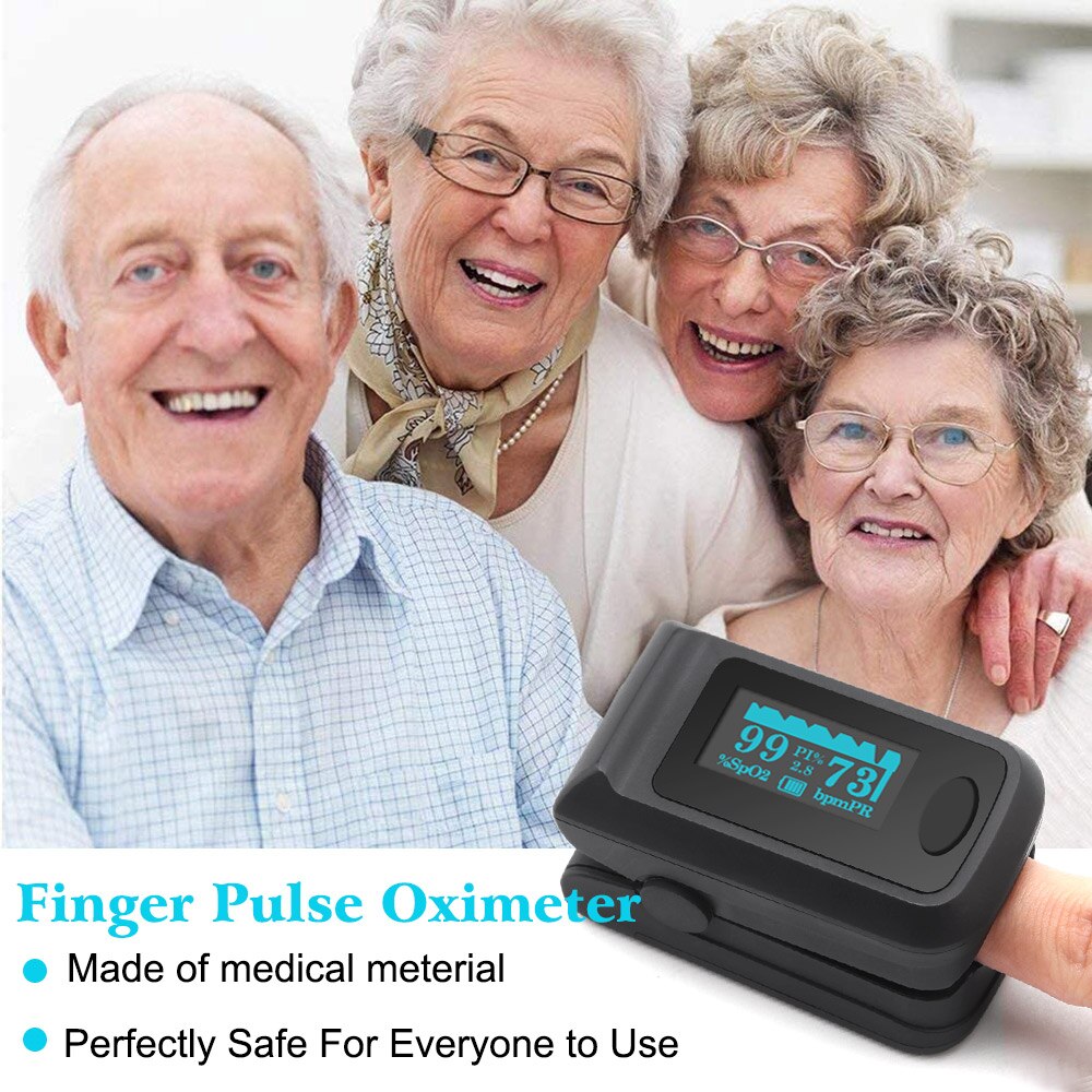 Oximeter fingertip pengukur kadar oksigen dalam Darah oxymeter spo2 dan Pulse Oximeter