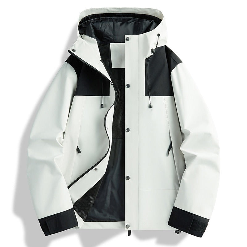 Stormtrooper women's outerwear for early spring, windproof and waterproof single-layer couple sports mountaineering clothing,