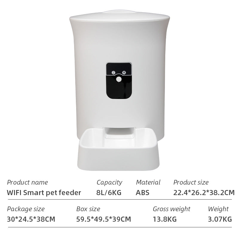 Wifi Smart APP Pet Feeder Household use Microchip Dog Automatic Pet Feeder Automatic Pet Feeder