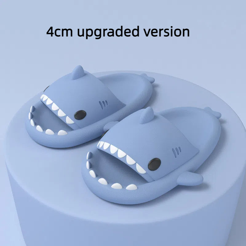 Thick bottomed shark couple slippers women's slippers men's indoor and outdoor funny home cute cartoon slippers