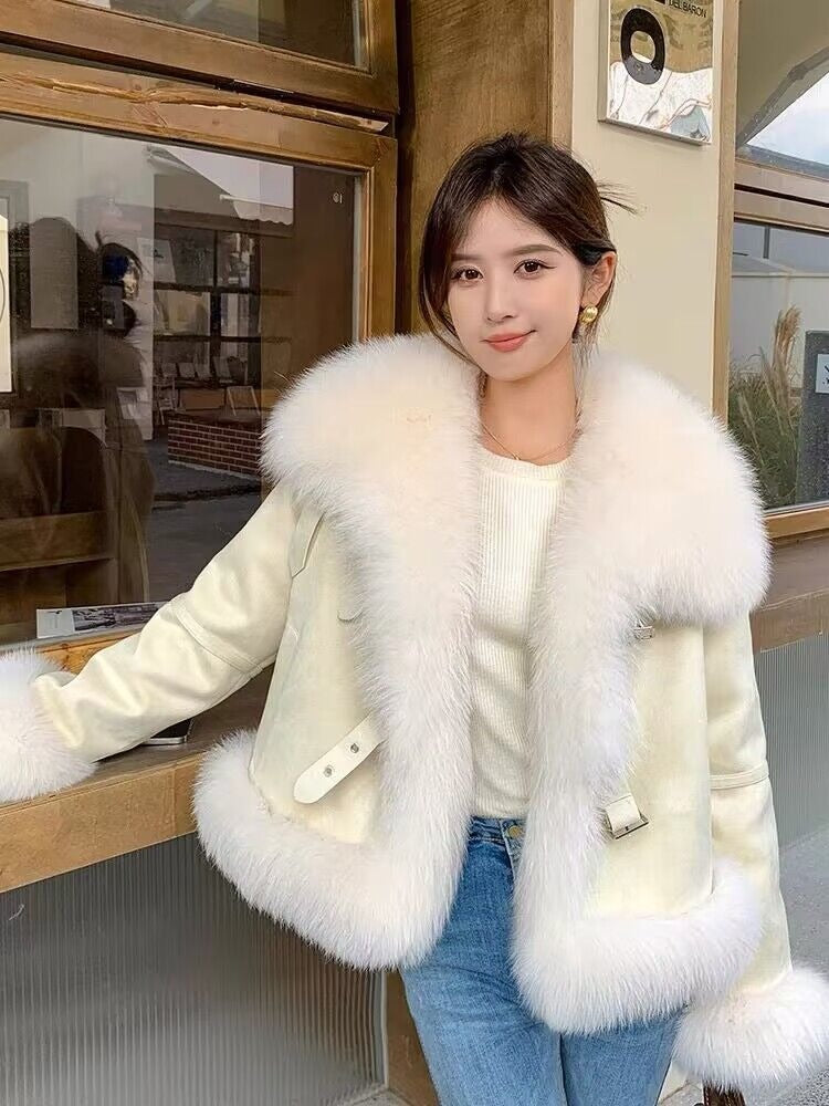 Winter New Fox Fur Grass Small Short Coat