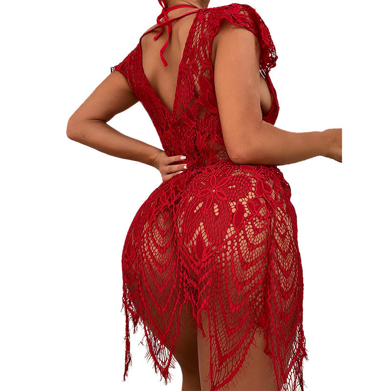 Women's New Sexy Lace Lingerie Night Fire Temptation Erotic Suit Female