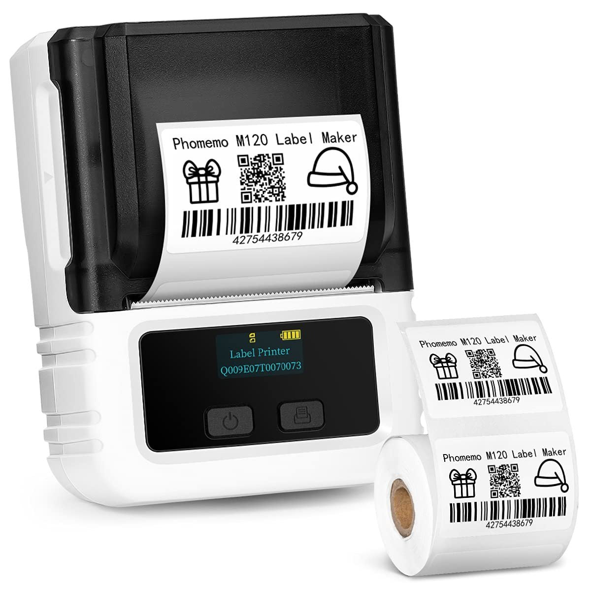 Phomemo price tag printer, home clothing tag thermal printer, handheld barcode printer