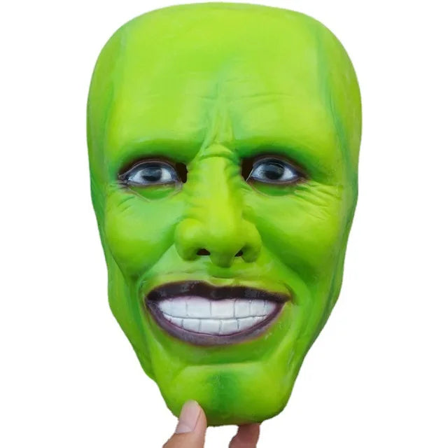 The Mask Cosplay Costume Halloween Carrey Cosplay Uniform Anime Costumes Yellow Trench Hat Carnival Party Jim Clown Mask for Men