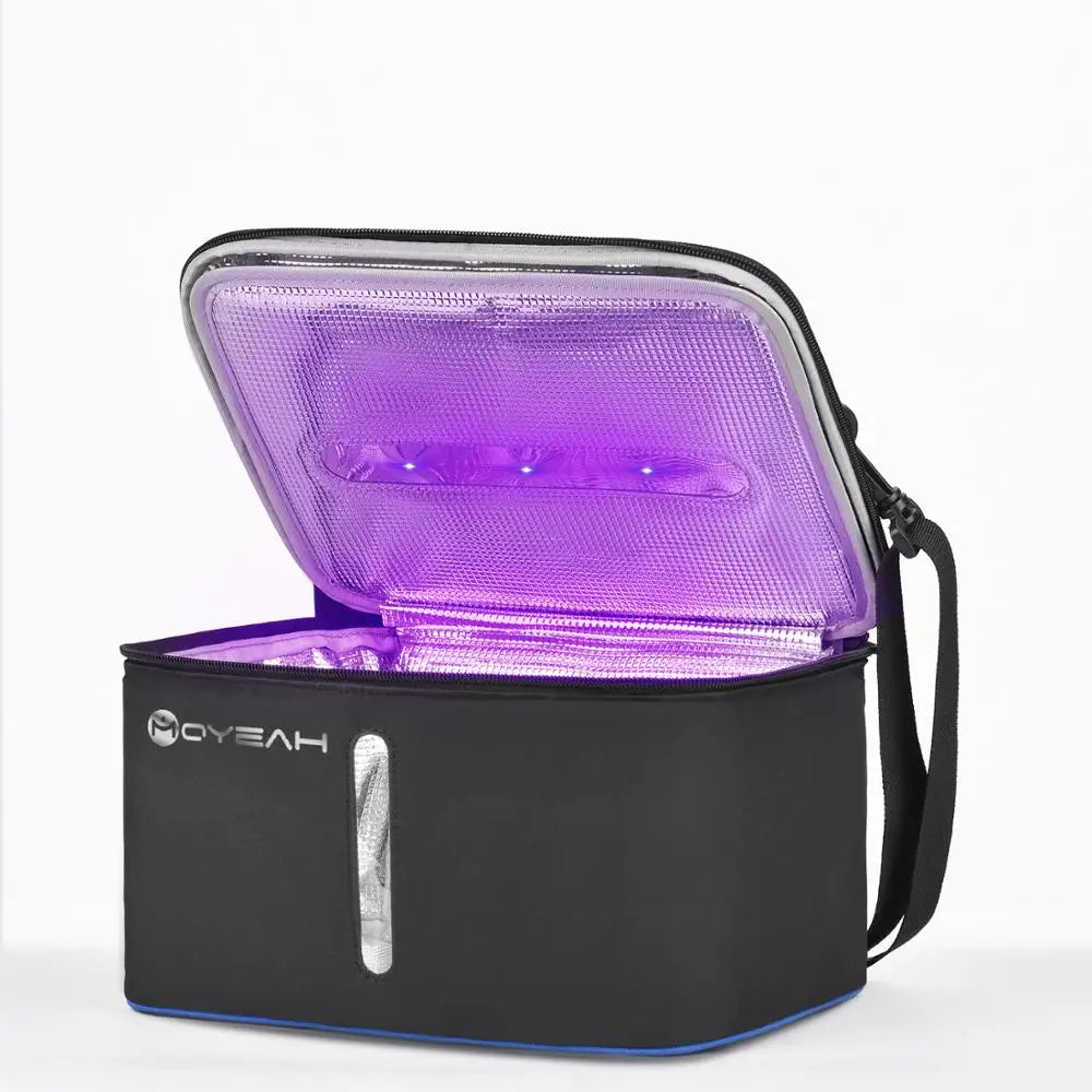 UV Led&Ozone Sterilizer Bag Portable Ozone Disinfector Case For Sanitizling CPAP machines Mask Tube and other accessories