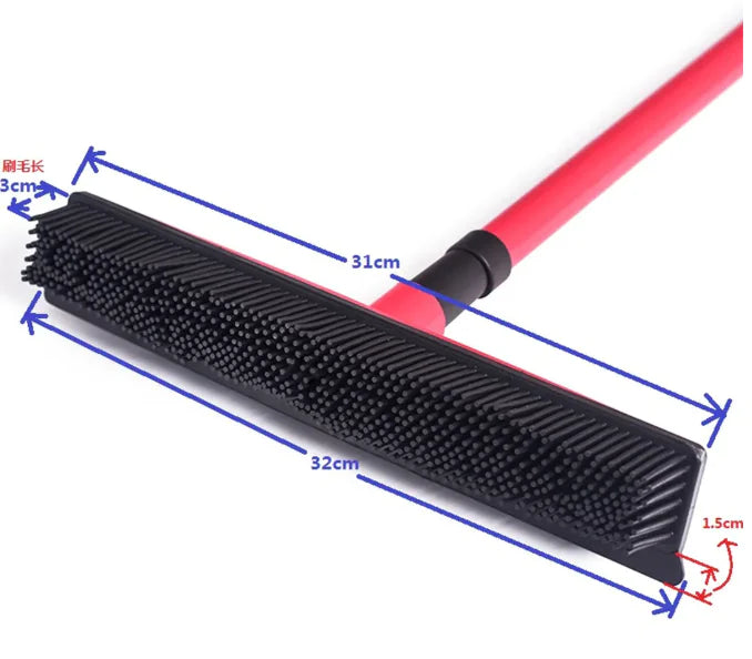 Pet Hair Removal Broom Mop – Easy Cleaning for Floors & Carpets