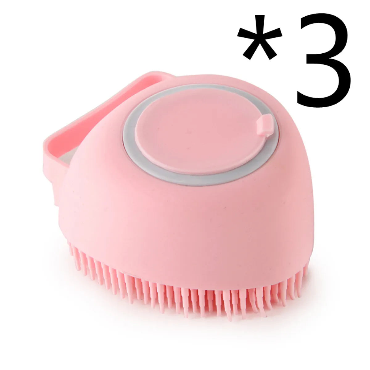 Silicone Pet Bath Brush – Gentle Grooming & Shampoo Massager