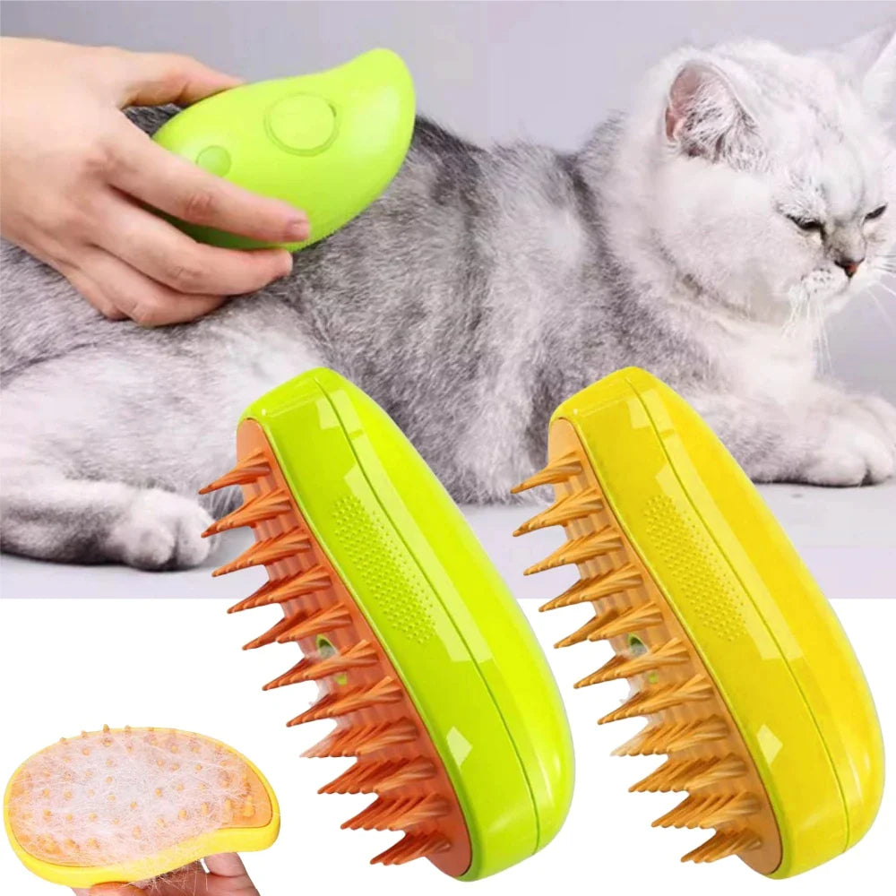 Pet Grooming Massage Brush – Comfortable & Efficient