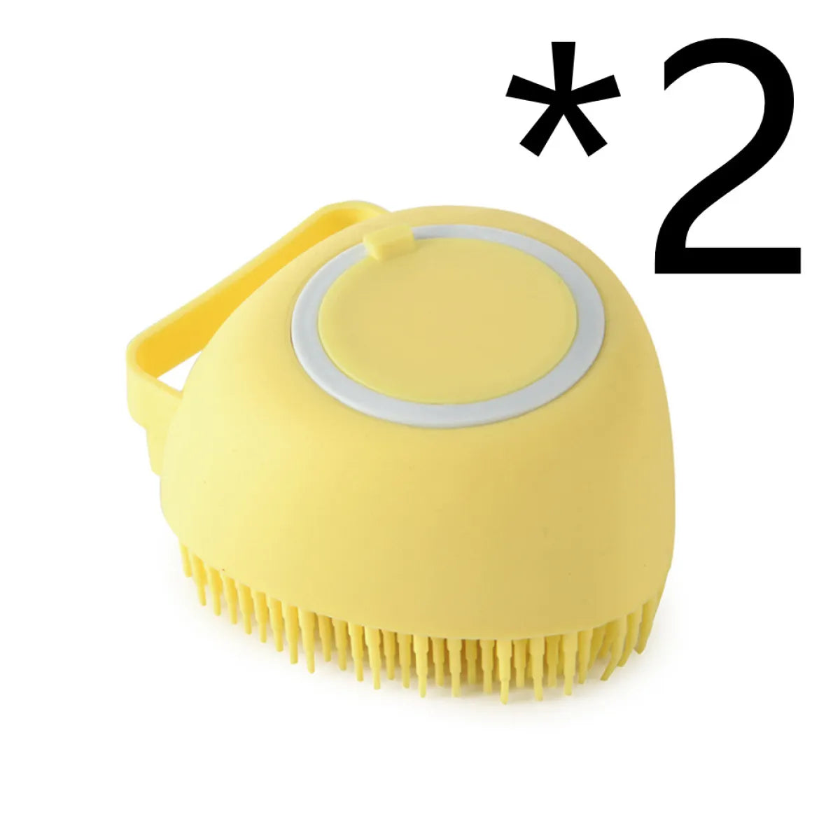 Silicone Pet Bath Brush – Gentle Grooming & Shampoo Massager