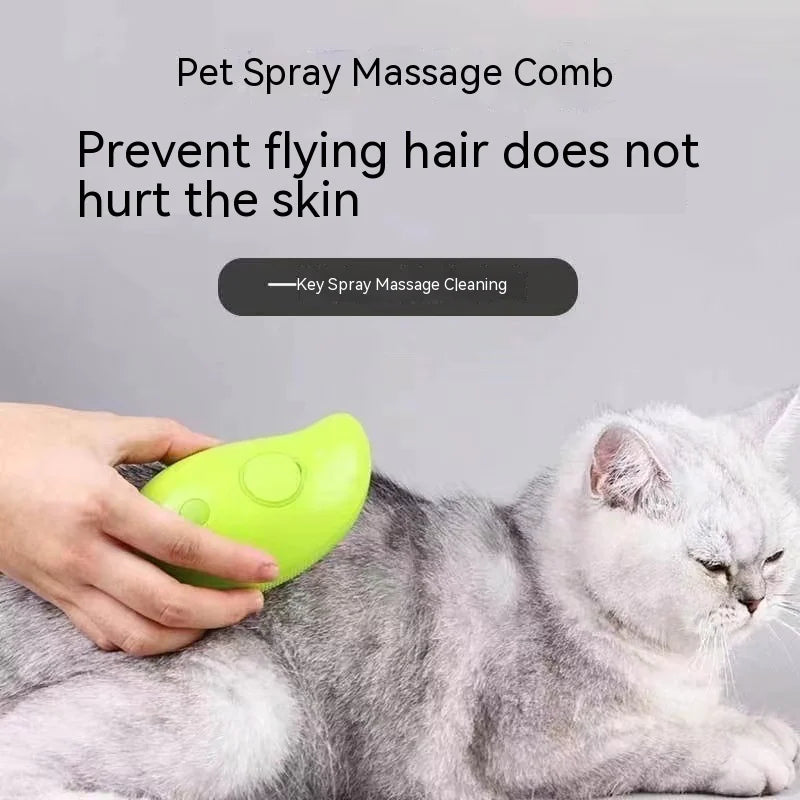Pet Grooming Massage Brush – Comfortable & Efficient