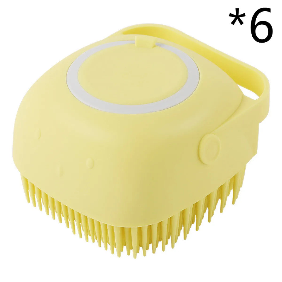 Silicone Pet Bath Brush – Gentle Grooming & Shampoo Massager