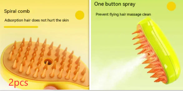 Pet Grooming Massage Brush – Comfortable & Efficient